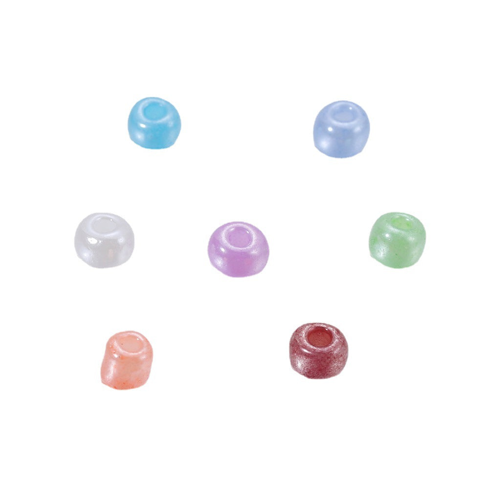 Mayorista de 300 piezas/paquete de 4 mm Macaron Glass Rice Beads